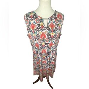 Messini Floral Sleeveless Dress
